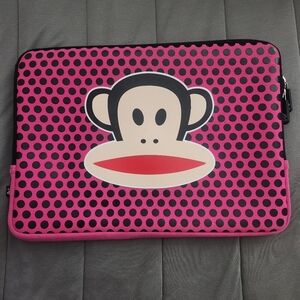 Paul Frank Laptop Pouch Sleeve Case 13 inches - Pink